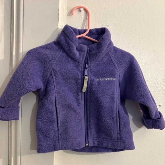 Columbia Violet Full-Zip Fleece Jacket - Picture 2 of 3